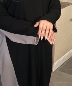 Alternative view of عباية صيفيه بتدخيله ملونه-K088