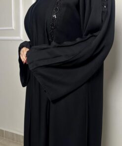 Alternative view of عباية نص كلوش بتدخيلة خرز-999