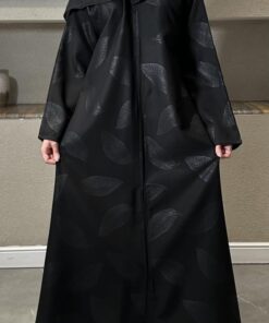 عباية ربع كلوش بقماش جاكار-540