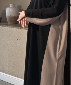 عباية صيفيه بتدخيله ملونه-K088