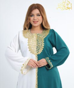 دار الجلابية - جلابية قطن سي واي مطرزة يدوي