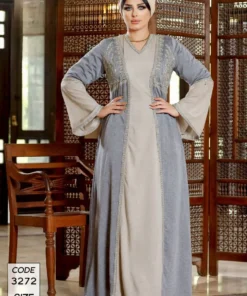 Alternative view of دار الجلابية - عباية كتان مطرزة و مطعمة كلفة