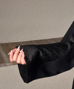 Alternative view of عباية صيفيه بتدخيله جاكار-H333